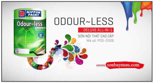 Sơn nội thất cao cấp Nippon Odour-less Duluxe All-In-1