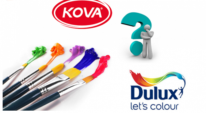 Sơn Dulux và Kova là các sản phẩm sơn tốt nhất trên thị trường hiện nay. Với chất lượng cao và bề mặt sơn mịn, bạn sẽ cảm nhận được sự khác biệt khi sử dụng các sản phẩm này. Hãy xem hình ảnh liên quan để hiểu rõ hơn về độ tốt của sơn Dulux và Kova.