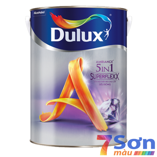 Sơn nội thất Dulux Ambiance 5 In 1 SuperFlexx Diamond Glow siêu bóng