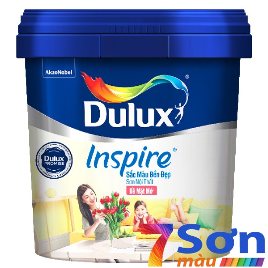 Sơn nội thất Dulux Inspire Sắc Màu Bền Đẹp bề mặt mờ 39A (15 Lít)