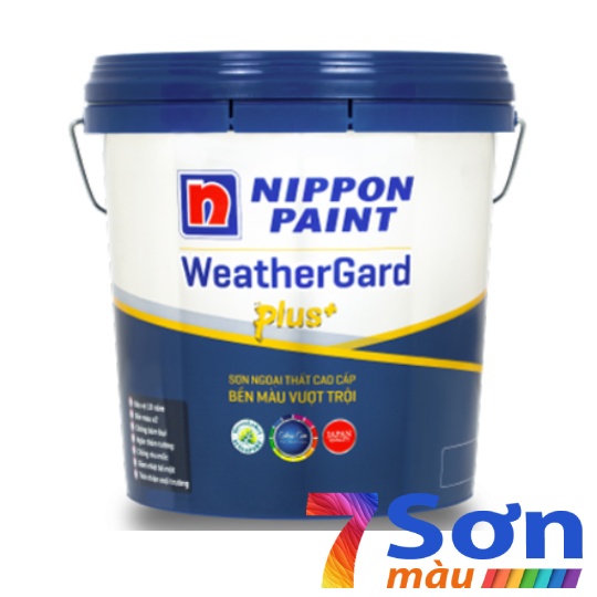 Sơn ngoại thất cao cấp Nippon Paint WeatherGard Plus + (15 Lít)