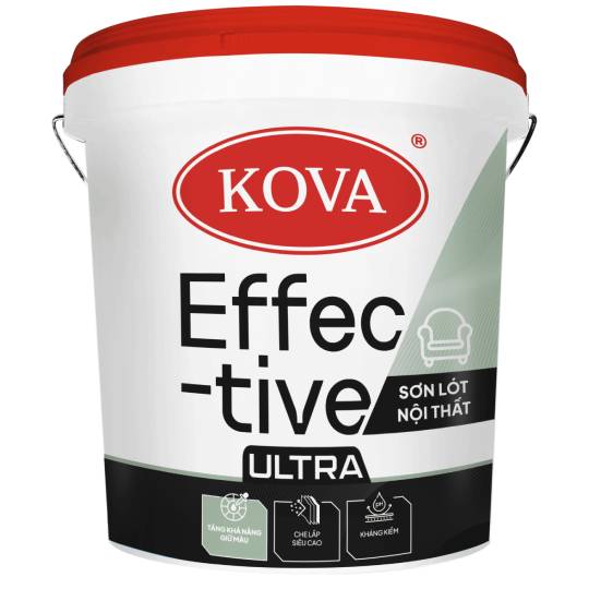 Sơn Lót Nội Thất Kháng Kiềm KOVA Effective Ultra