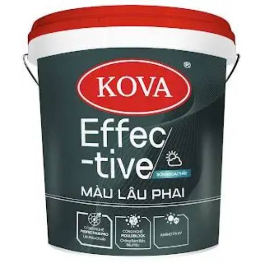 Sơn Ngoại Thất KOVA Effective Màu Lâu Phai