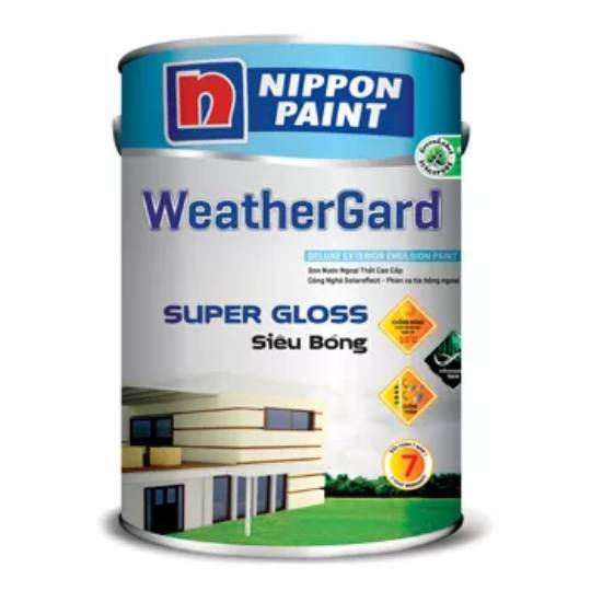 Sơn Nippon Ngoại Thất Cao Cấp WeatherGard Siêu Bóng