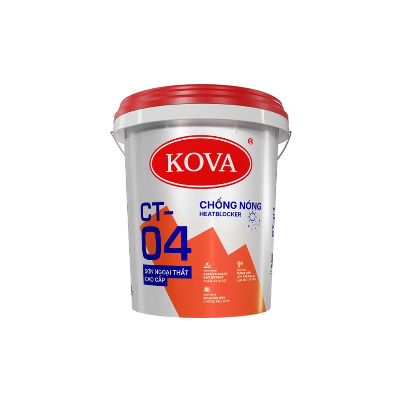 Thùng sơn ngoại thất Kova CT-04 Chống Nóng
