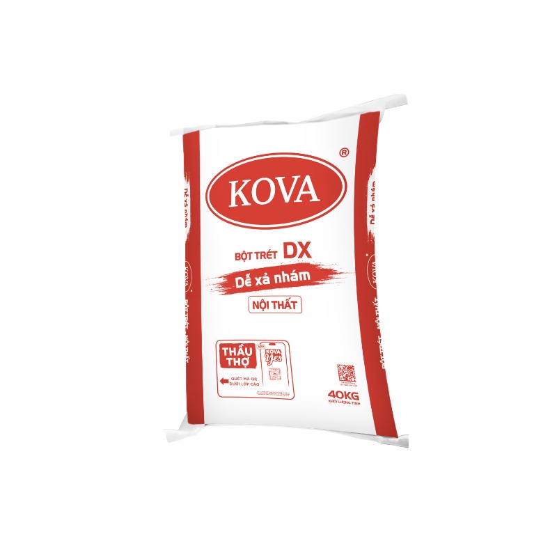 Bao bột trét nội thất Kova DX