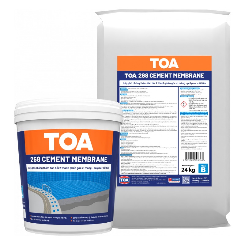 Bộ chống thấm TOA 268 Cement Membrane