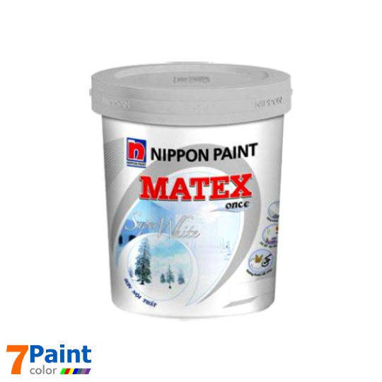 Sơn nội thất Nippon Matex Super White (18 Lít)