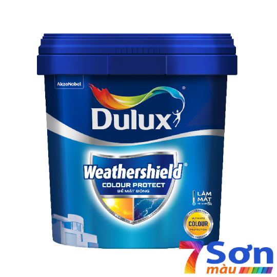 Sơn ngoại thất Dulux Weathershield Colour Protect bề mặt bóng E023 (15 Lít)