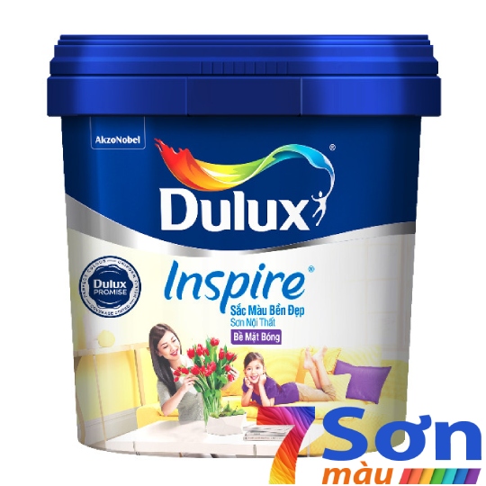 Sơn nội thất Dulux Inspire Sắc Màu Bền Đẹp bề mặt bóng 39AB (15 Lít)