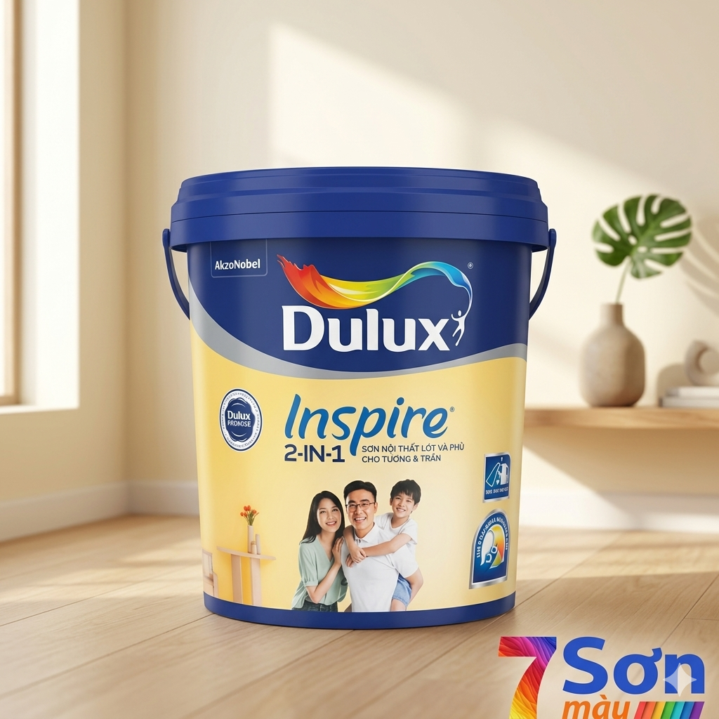 Sơn nội thất Dulux Inspire 2In1 (15Lít)