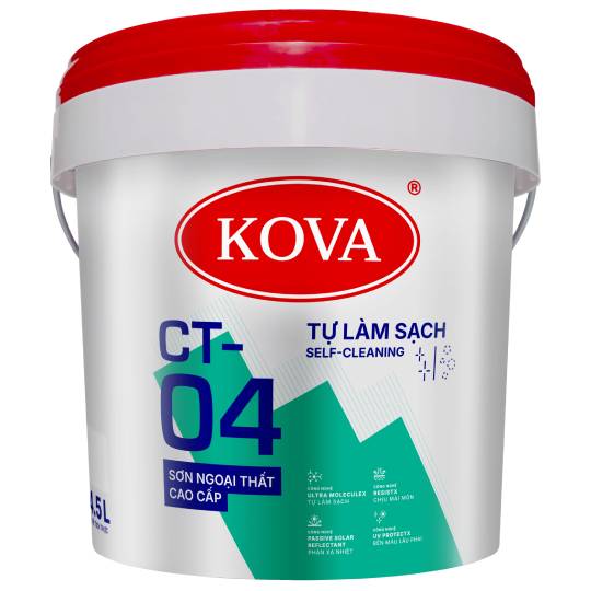 Sơn Ngoại Thất Cao Cấp KOVA CT-04 Tự Làm Sạch