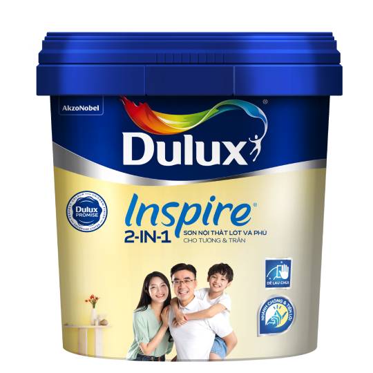 Sơn nội thất Dulux Inspire 2In1 (15Lít)