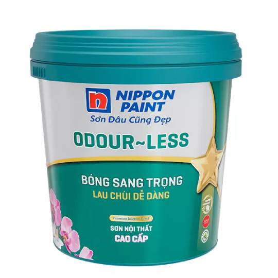 Sơn Nội Thất Nippon Odour-less Bóng Sang Trọng