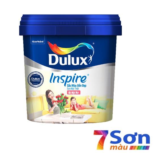 Sơn nội thất Dulux Inspire Sắc Màu Bền Đẹp bề mặt mờ 39A (15 Lít)