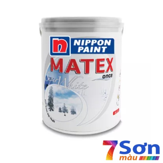 Sơn nội thất Nippon Matex Super White (5 Lít)
