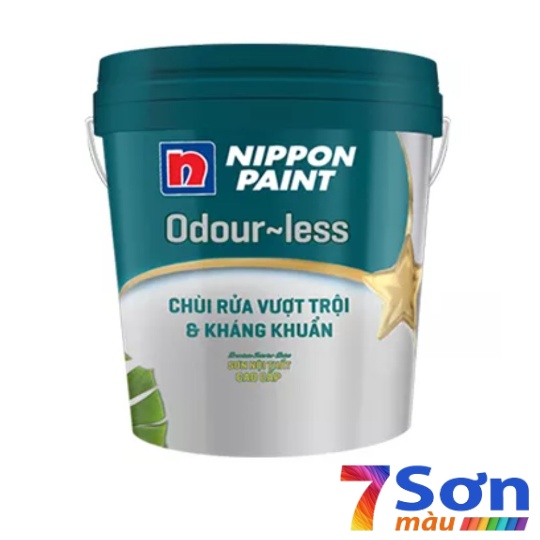 Sơn nội thất Nippon Odour Less Chùi Rửa Vượt Trội (5 Lít)