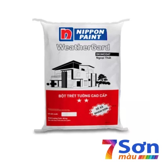 Bột trét tường Nippon Weathergard Skimcoat (40 kg)