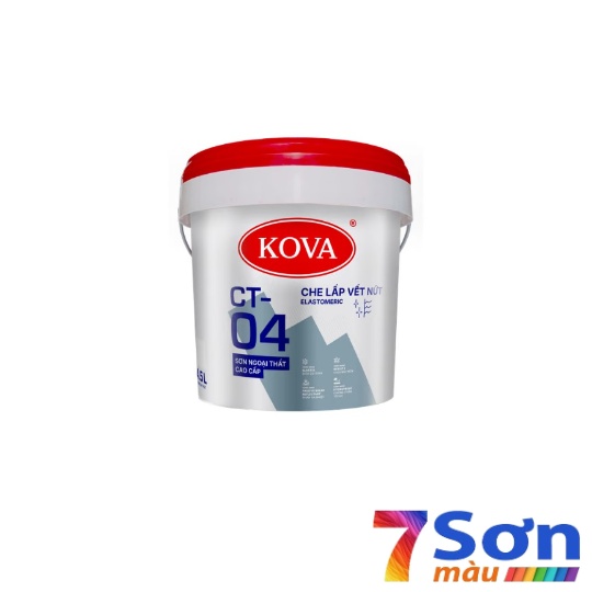 Sơn ngoại thất cao cấp Kova CT-04 Che Lấp Vết Nứt 4.5L