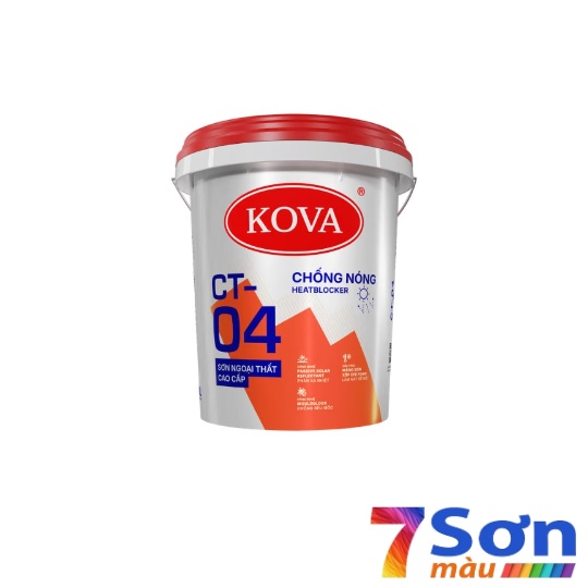Sơn ngoại thất cao cấp Kova CT-04 Chống Nóng 18L