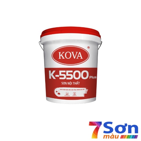 Sơn bán bóng cao cấp trong nhà Kova K5500
