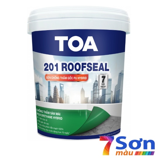 Sơn chống thấm sàn mái TOA 201 Roofseal PU Hybrid 20kg