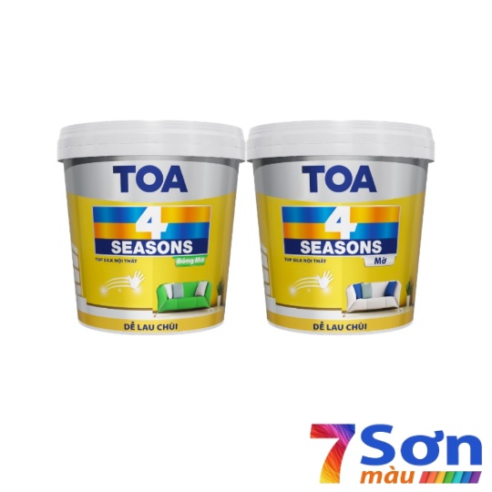 Sơn nội thất TOA 4 Seasons Interior Top Silk Sheen