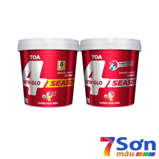 Sơn ngoại thất TOA 4 Seasons Exterior Satin Glo High Sheen