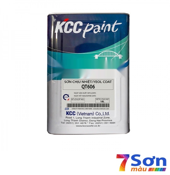 Sơn chịu nhiệt 600°C Yeolcoat QT606 KCC gốc silicone
