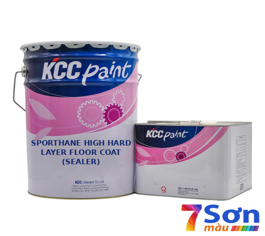 Sơn Lót Polyurethane Cho Polyurea KCC Sporthane High Hard Layer Floor Coat (Sealer)